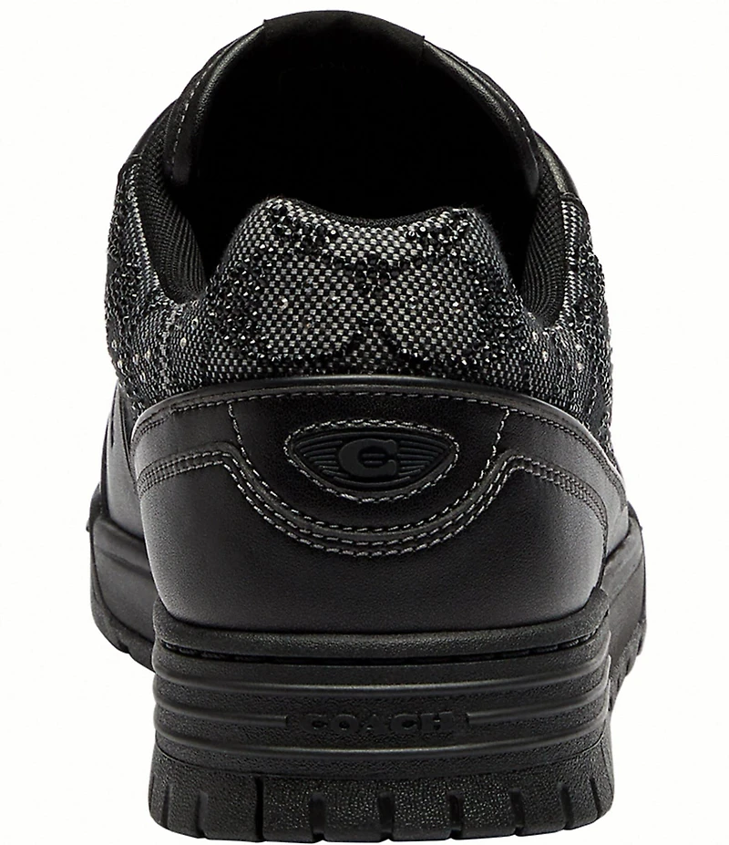 COACH Men's Soho Crystal Signature Jacquard Sneakers