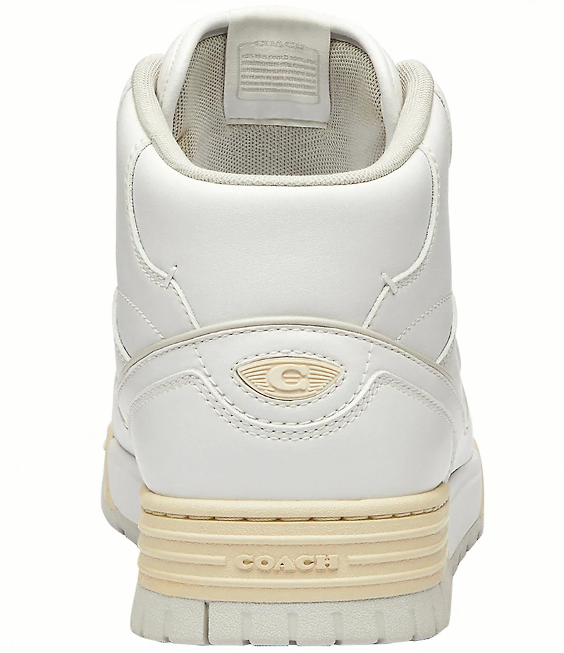 COACH Men's Soho Leather Mid Top Sneakers