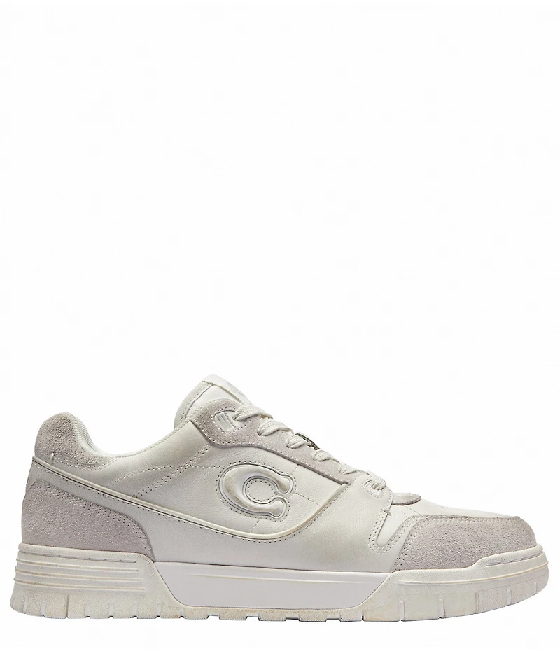 COACH Men's Soho Distressed Suede and Leather Sneakers