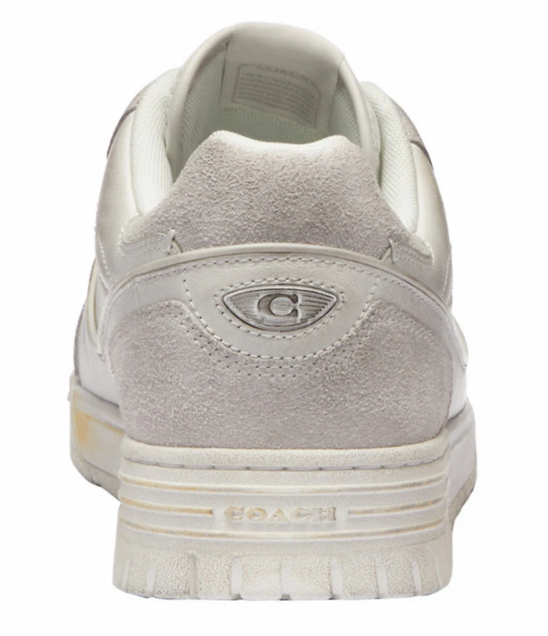 COACH Men's Soho Distressed Suede and Leather Sneakers