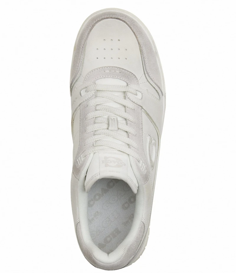 COACH Men's Soho Distressed Suede and Leather Sneakers