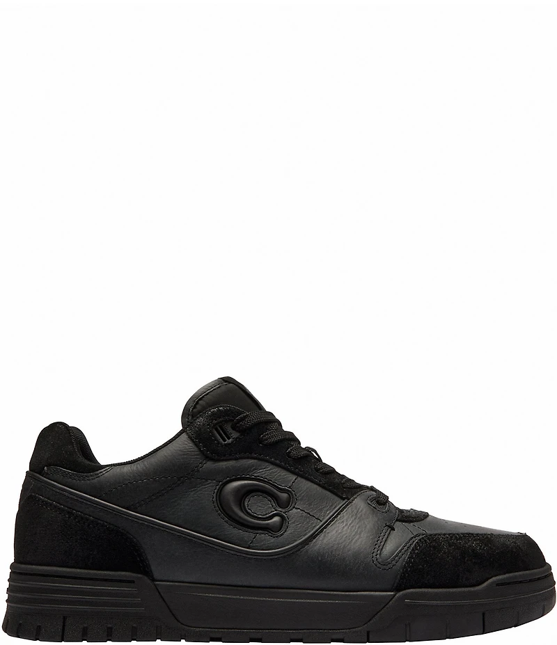COACH Men's Soho Distressed Suede and Leather Sneakers