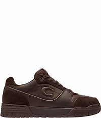 COACH Men's Soho Distressed Suede and Leather Sneakers