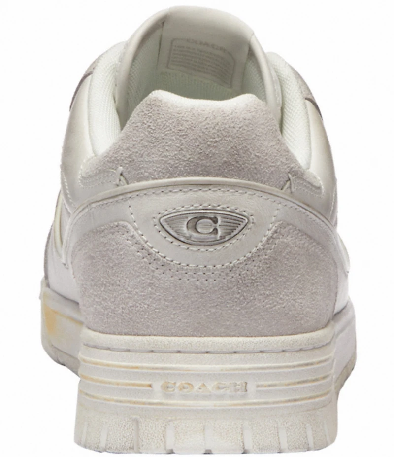 COACH Men's Soho Distressed Suede and Leather Sneakers