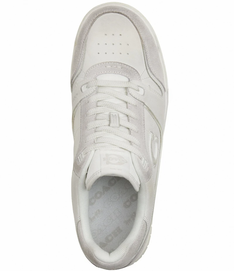 COACH Men's Soho Distressed Suede and Leather Sneakers