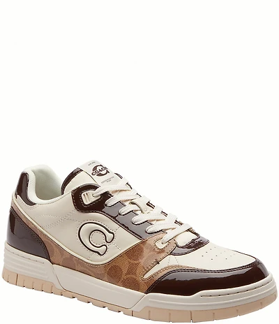 COACH Men's Soho Patent Signature Sneakers