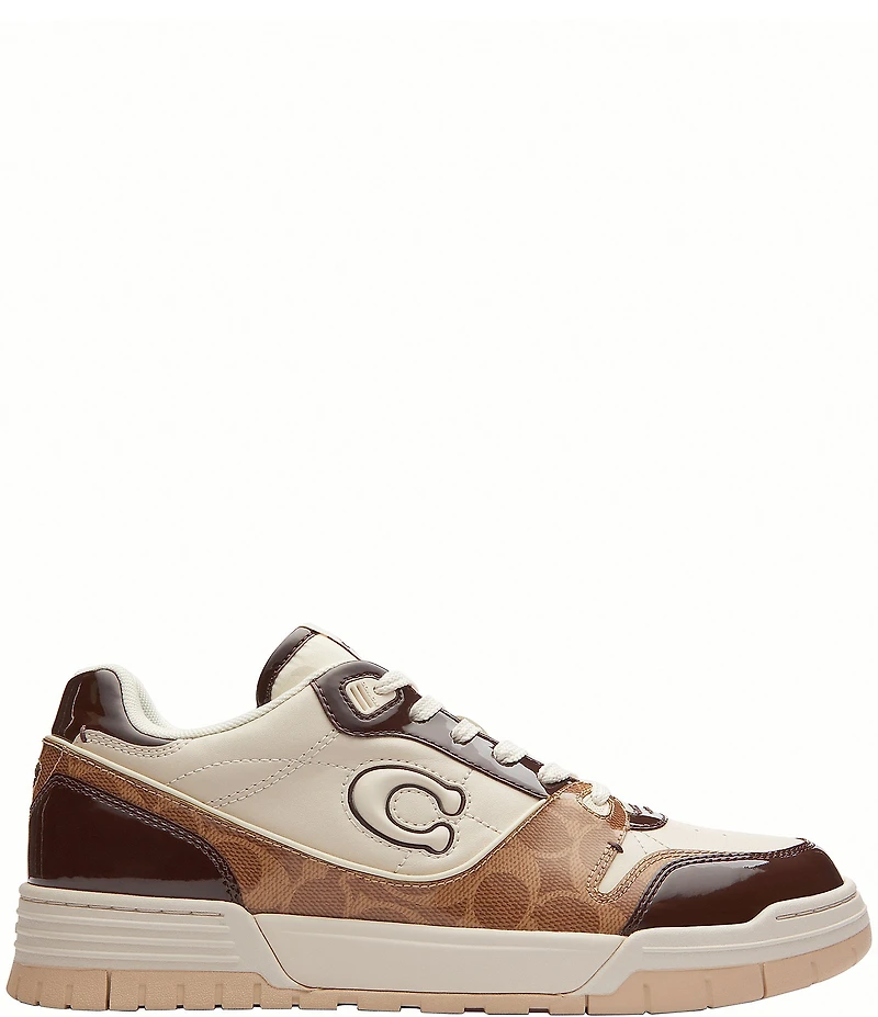 COACH Men's Soho Patent Signature Sneakers