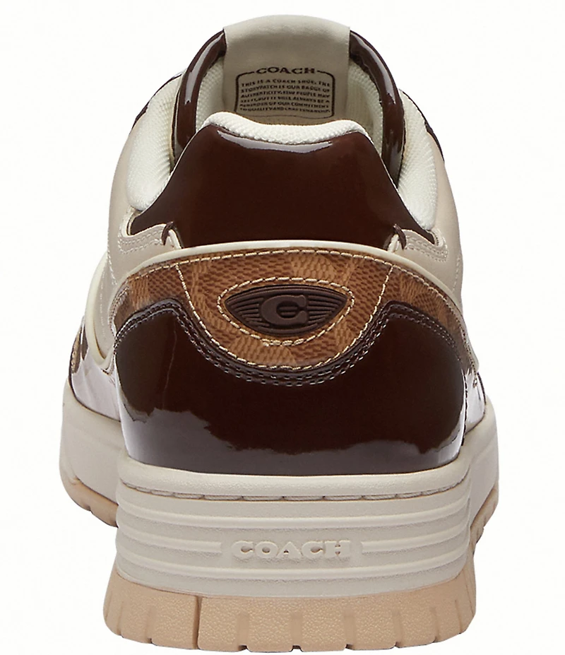 COACH Men's Soho Patent Signature Sneakers