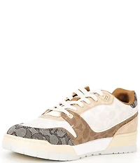 COACH Men's Soho Mixed Signature Logo Sneakers