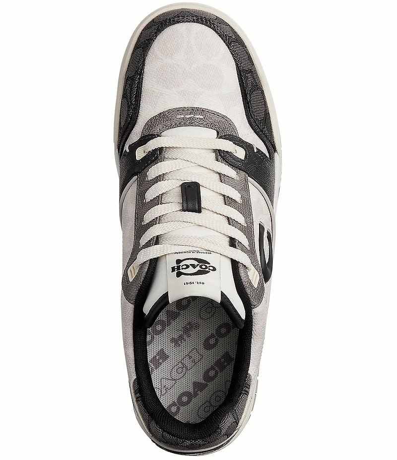 COACH Men's Soho Mixed Signature Logo Sneakers