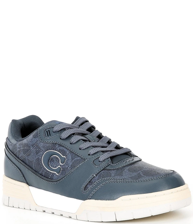 COACH Men's Soho Signature Logo Coated Canvas Sneakers