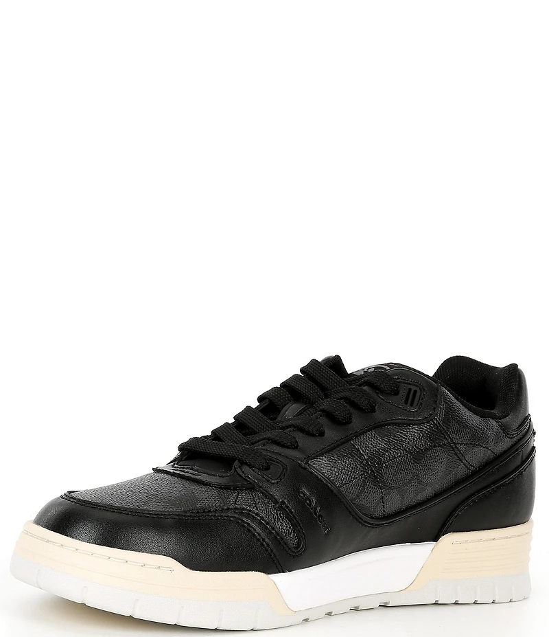 COACH Men's Soho Signature Logo Coated Canvas Sneakers