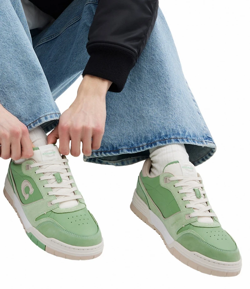 COACH Men's Soho Leather and Suede Sneakers