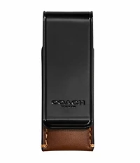 COACH Men's Sport Calf Leather Money Clip