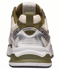 COACH Women's Leather and Mesh Lace Up Sneakers