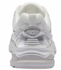 COACH Women's Leather and Mesh Lace Up Sneakers