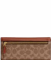 COACH Mila Long Flap Logo Wallet