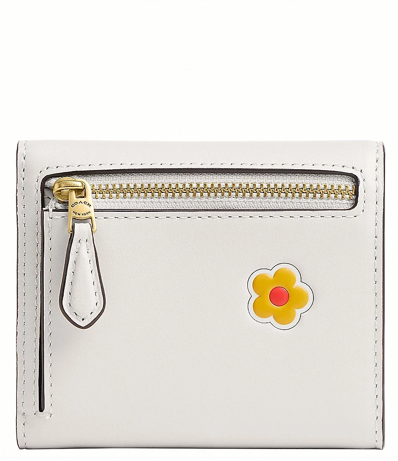 COACH Mila Small Flap Wallet With Sticker Print