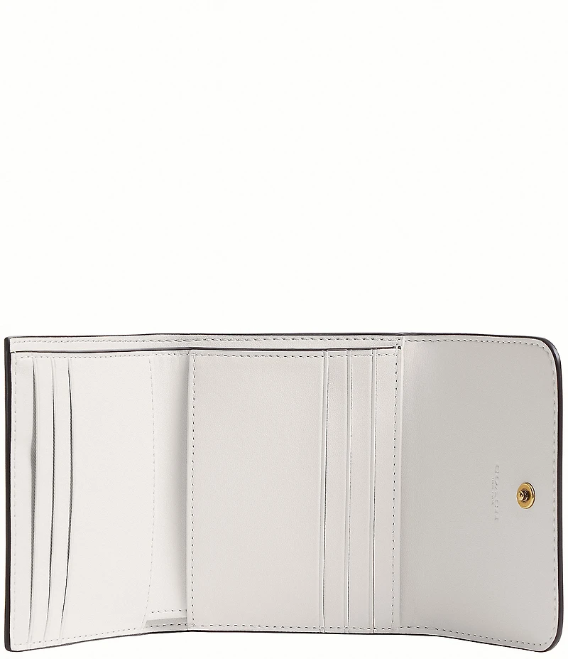 COACH Mila Small Flap Wallet With Sticker Print