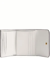 COACH Mila Small Flap Wallet With Sticker Print