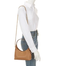 COACH Brooklyn 23 Detachable Chain Strap Leather Shoulder Bag
