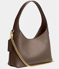 COACH Brooklyn 23 Detachable Chain Strap Leather Shoulder Bag