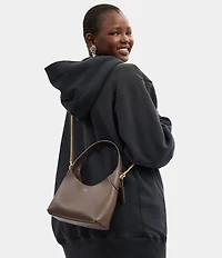 COACH Brooklyn 23 Detachable Chain Strap Leather Shoulder Bag