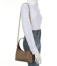 COACH Brooklyn 23 Detachable Chain Strap Leather Shoulder Bag