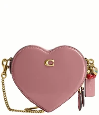 COACH Mini Heart Charm Novelty Crossbody Bag 14