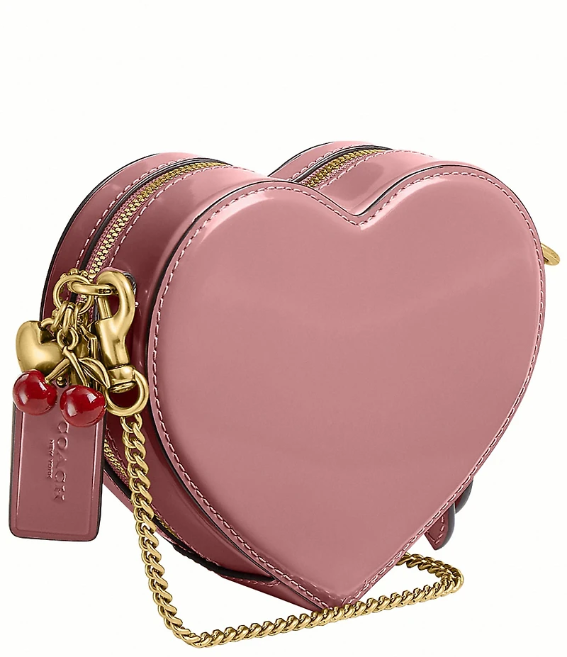 COACH Mini Heart Charm Novelty Crossbody Bag 14