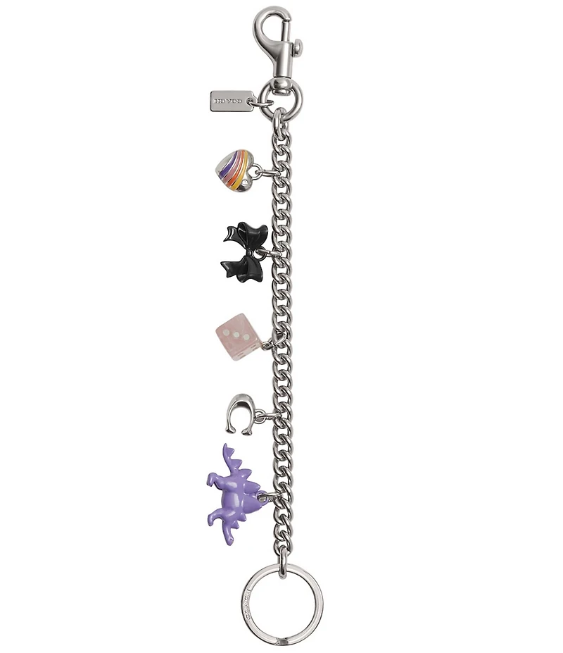 COACH Motif Chain Bag Charm