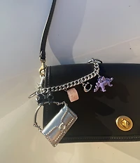 COACH Motif Chain Bag Charm
