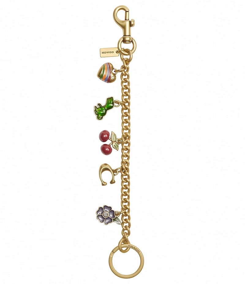COACH Motif Icons Chain Bag Charm
