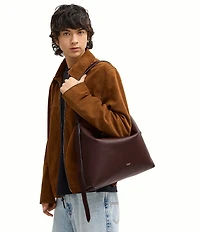 COACH Mott Leather Messenger Bag