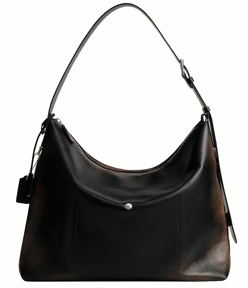 COACH Mott Loved Leather Messenger Bag