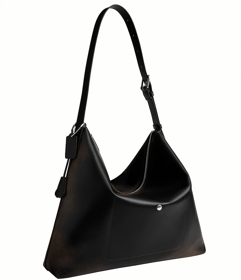 COACH Mott Loved Leather Messenger Bag