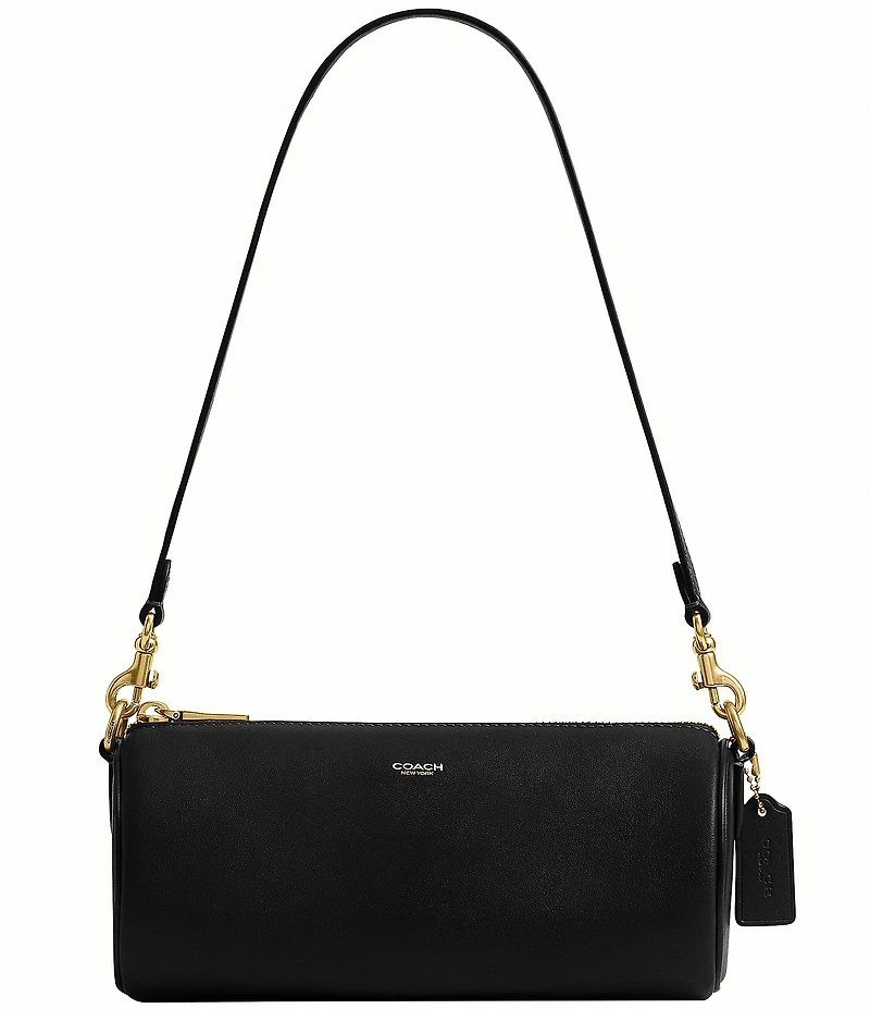 COACH Natural Grain Leather Barrel Bag