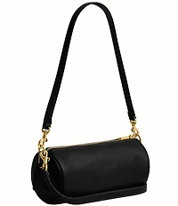COACH Natural Grain Leather Barrel Bag