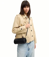 COACH Natural Grain Leather Barrel Bag