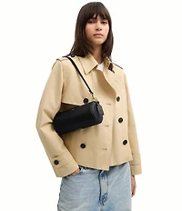 COACH Natural Grain Leather Barrel Bag