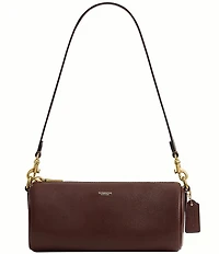 COACH Natural Grain Leather Barrel Bag