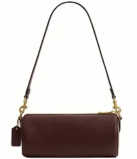 COACH Natural Grain Leather Barrel Bag