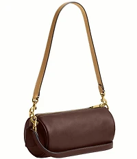 COACH Natural Grain Leather Barrel Bag