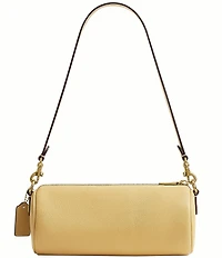 COACH Natural Grain Leather Barrel Bag