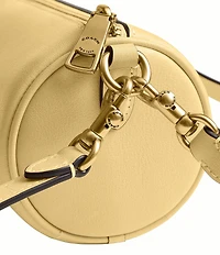 COACH Natural Grain Leather Barrel Bag