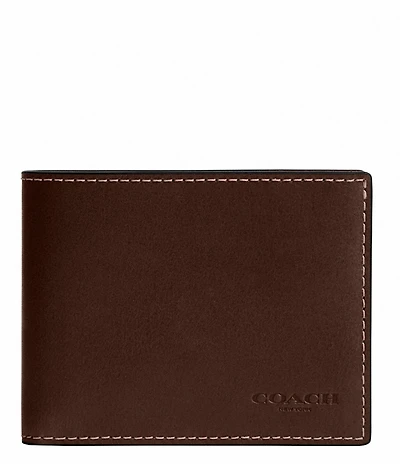 COACH Natural Slim Billfold Wallet