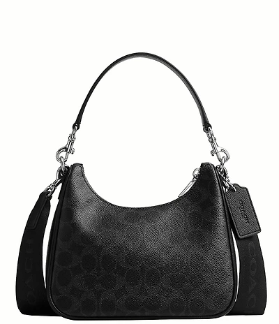 COACH Nolan Signature Canvas Hobo Bag