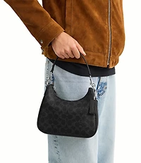 COACH Nolan Signature Canvas Hobo Bag
