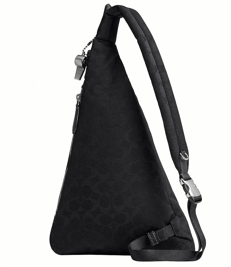 COACH Nylon Lachlan Signature Sling Bag