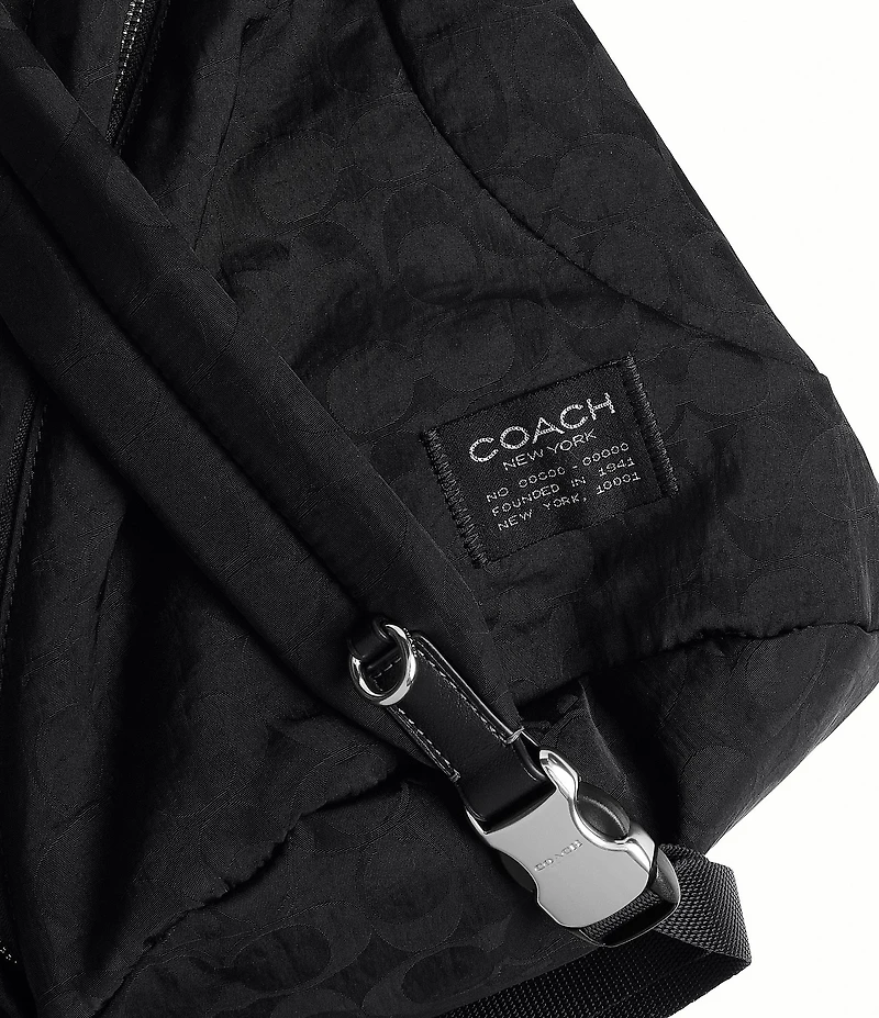 COACH Nylon Lachlan Signature Sling Bag